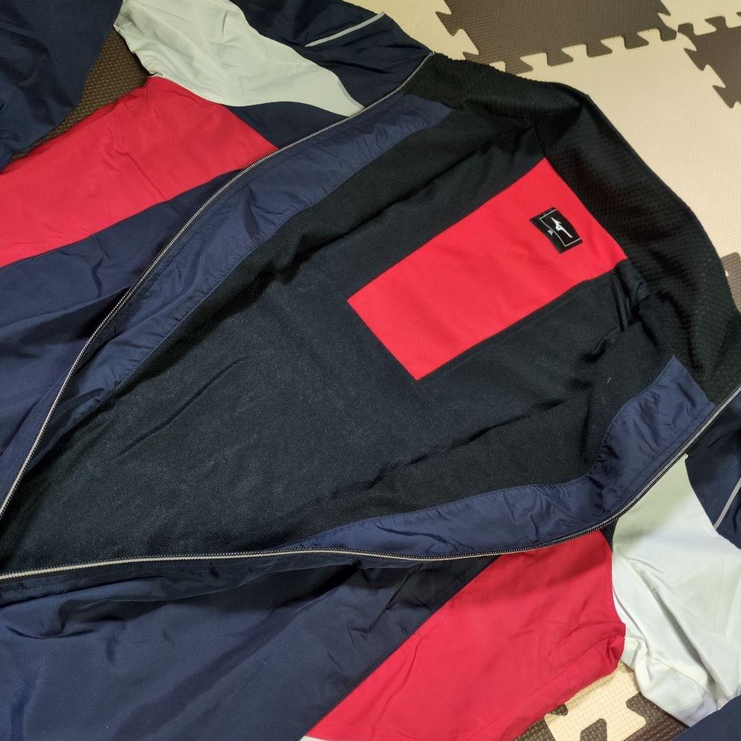 【MIZUNO】【美品】ウィンドブレーカー　上下セット ネイビー　ＸＬ　訳あり