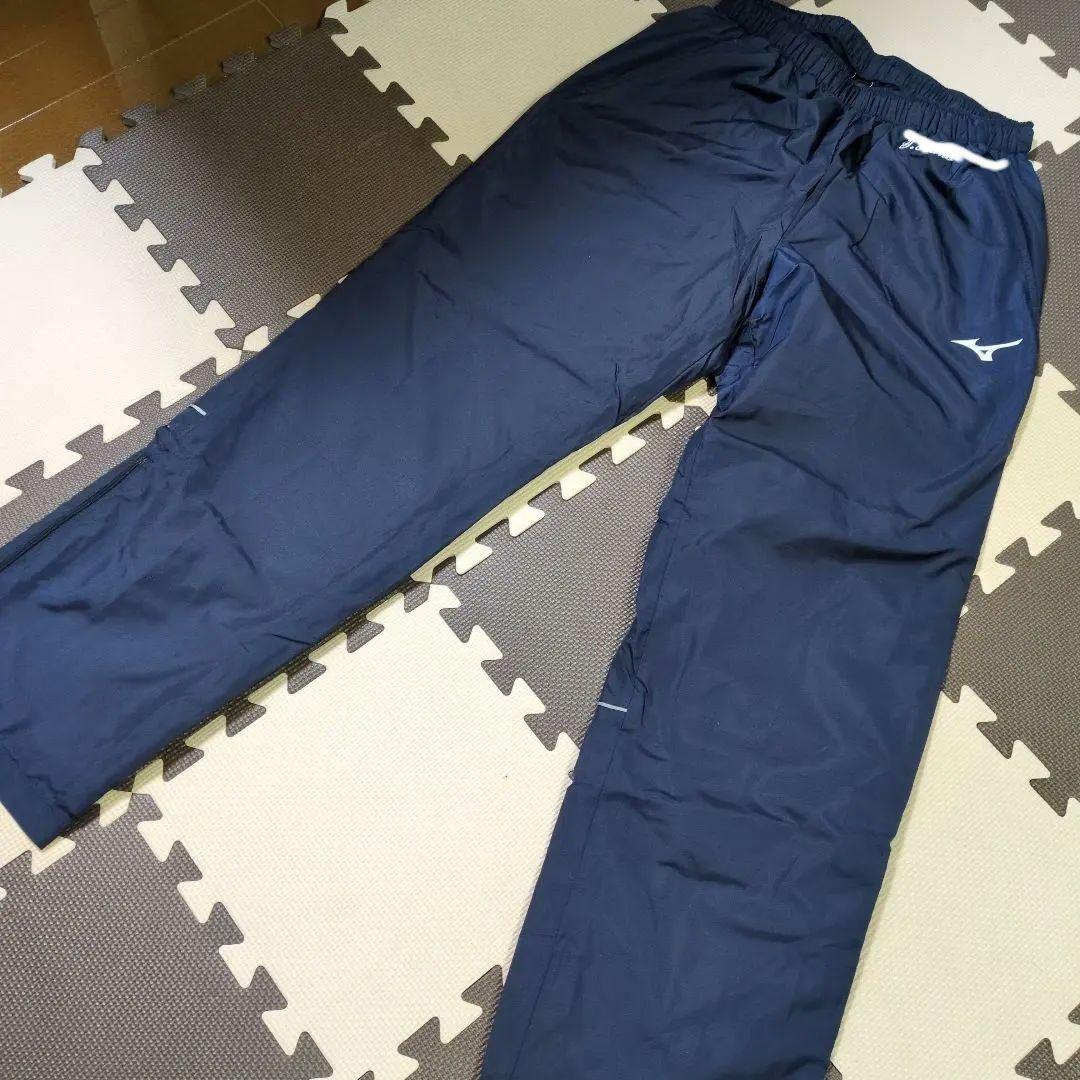 【MIZUNO】【美品】ウィンドブレーカー　上下セット ネイビー　ＸＬ　訳あり