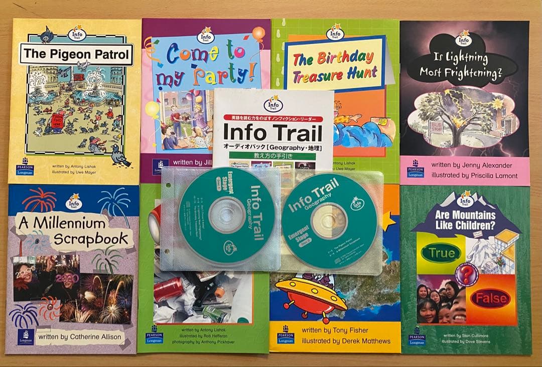 Info Trail 地理・歴史・科学 6巻セット+CD