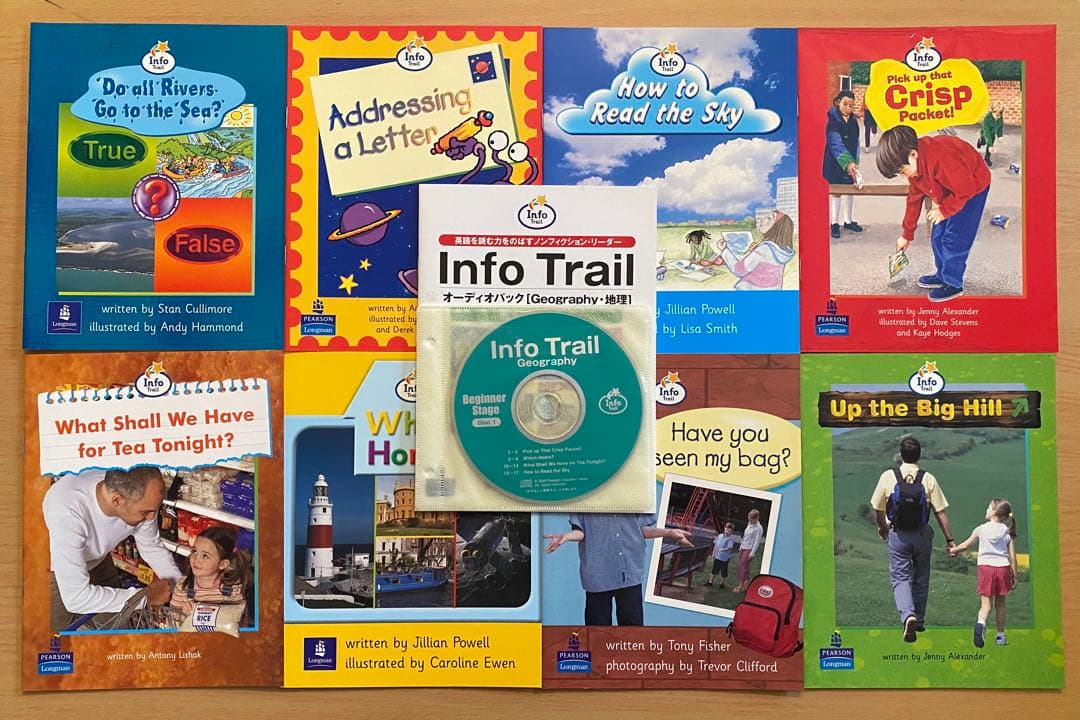 Info Trail 地理・歴史・科学 6巻セット+CD