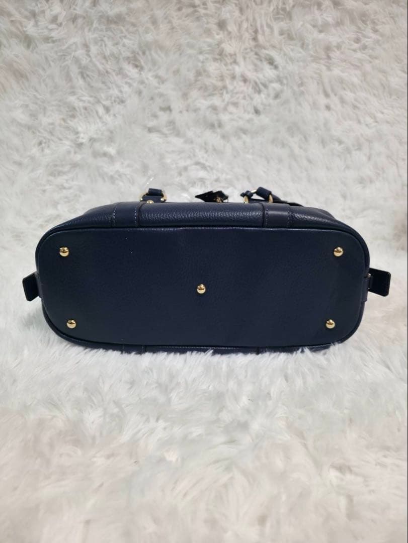 キプリス VolVie バギーバッグ 牛革 ネイビー 2WAY新品 日本製 撥水