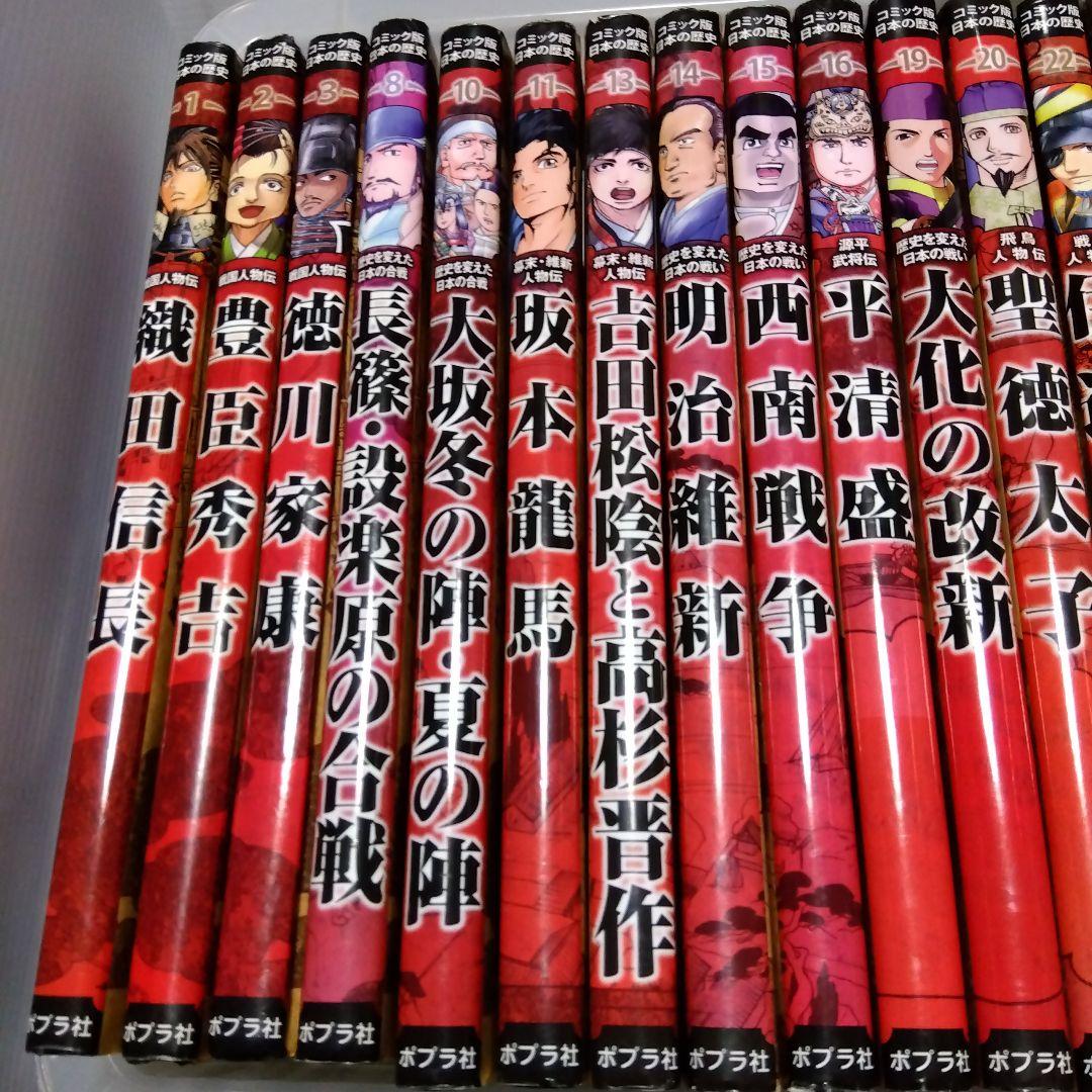 コミック版 日本の歴史 21冊 超ビジュアル歴史人物大事典