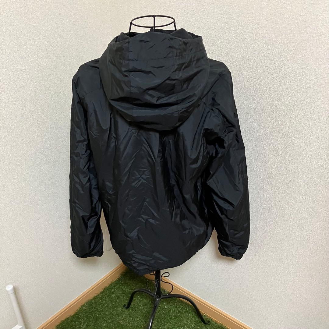 ☃DESCENTE☃エクスプラスサーモ フーデッド ウインドブレーカー S 黒金