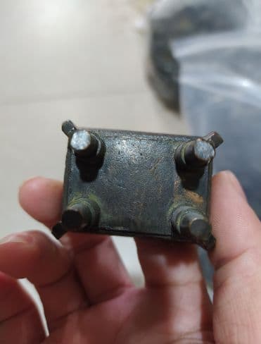 古い銅器の小香炉を作って本物の純銅真鍮の置物を拾う