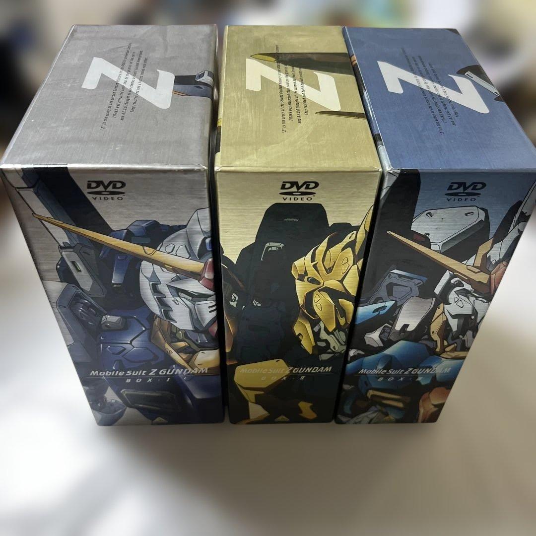 【美品】機動戦士Zガンダム DVD BOX 全13巻 I～III ３BOXセット