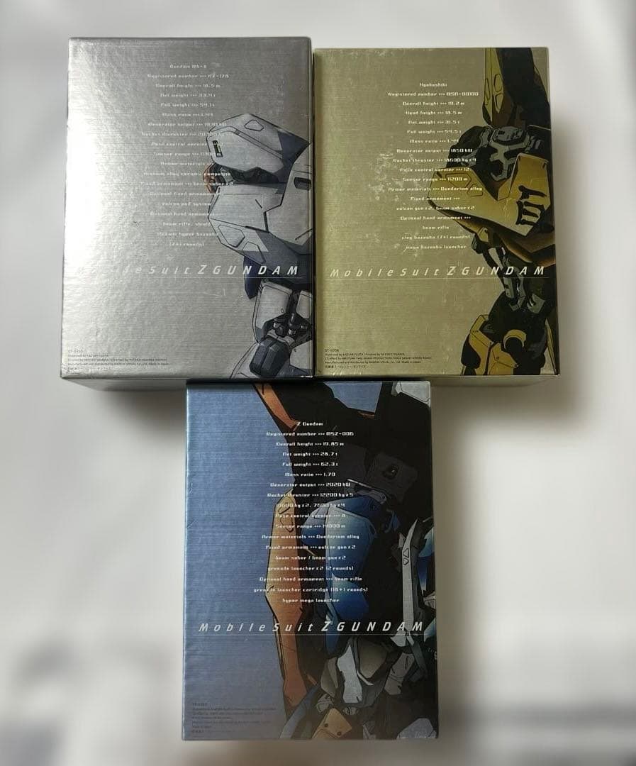 【美品】機動戦士Zガンダム DVD BOX 全13巻 I～III ３BOXセット