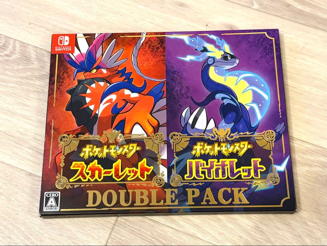 も*み様 【中古】Switch ポケモン スカーレット・バイオレット ダブルパッ