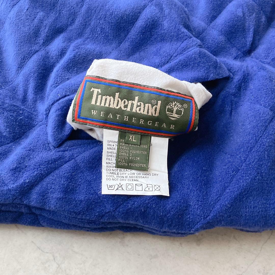 90s Timberland リバーシブル キルティング ナイロン ベスト