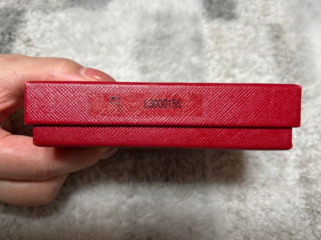 カルティエ4連キーケース未使用品中古　ボルドー