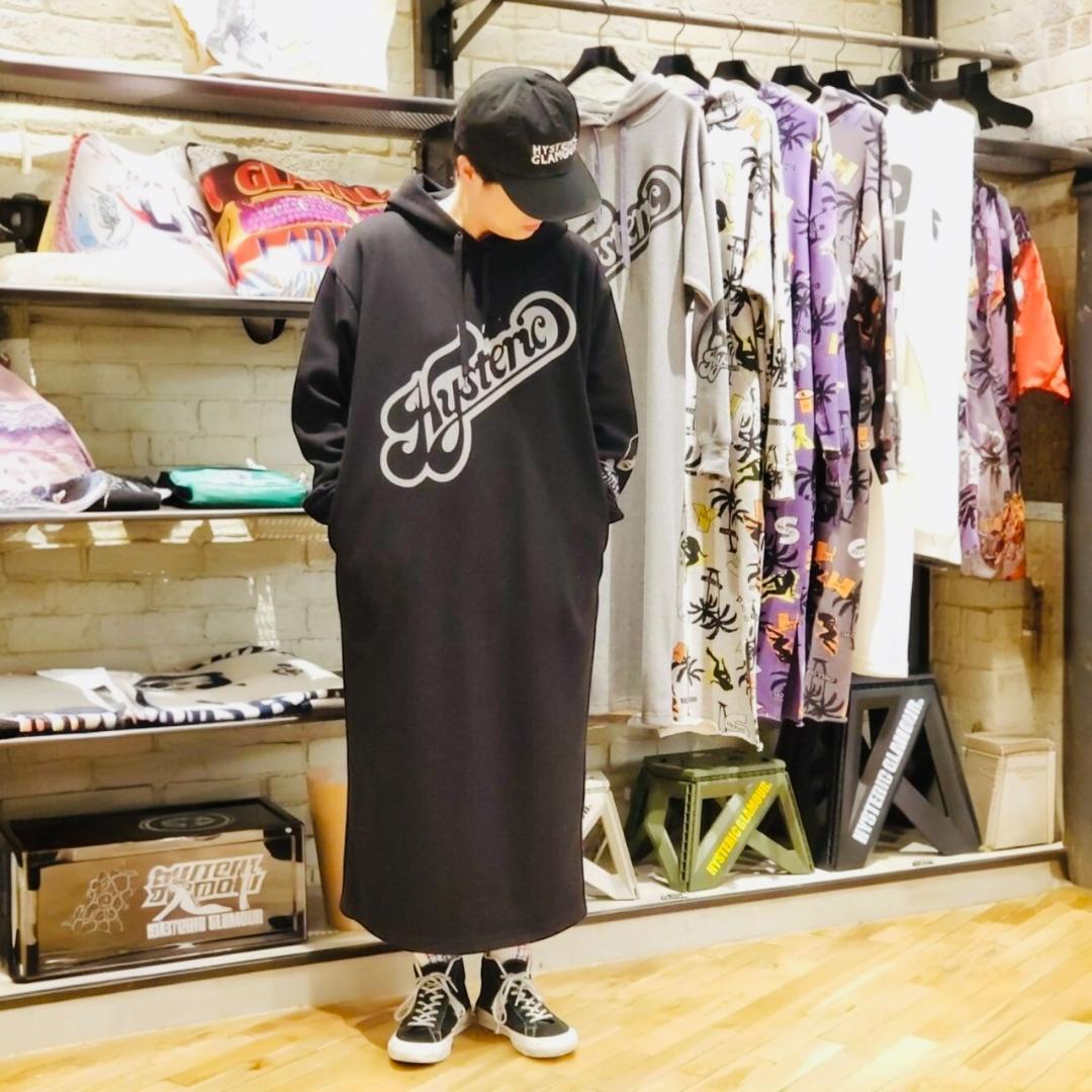 ヒステリックグラマー 美品 SUNDAY GIRL ワンピース ビックロゴ F