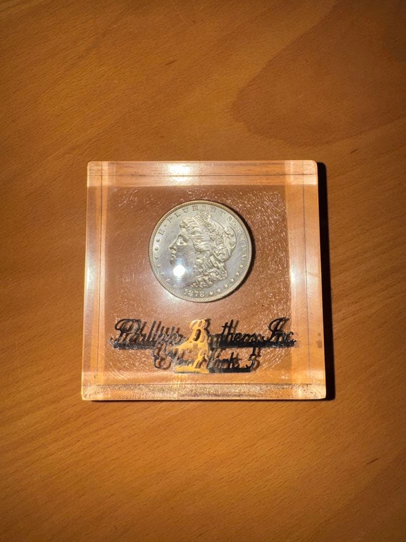 1878年 モルガンダラー銀貨 1ドル 本物 アメリカ古銭 フィラデルフィア