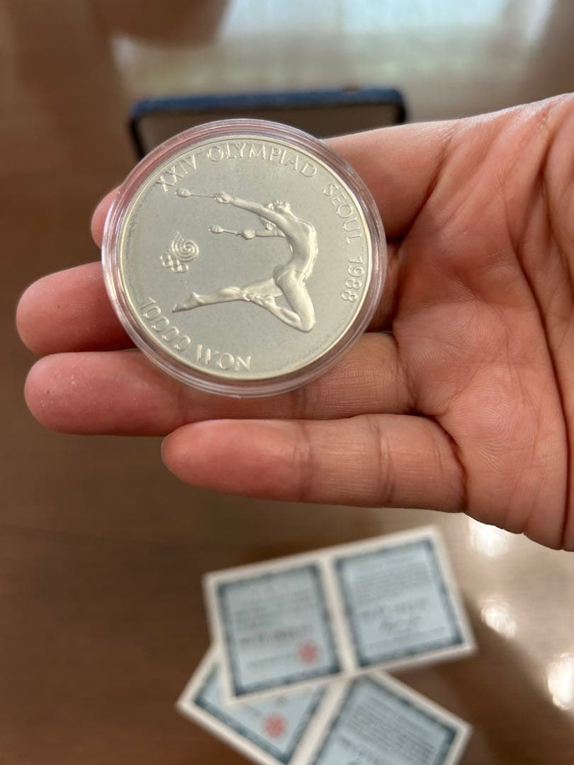 1988年ソウルオリンピック銀貨2枚セット　新体操
