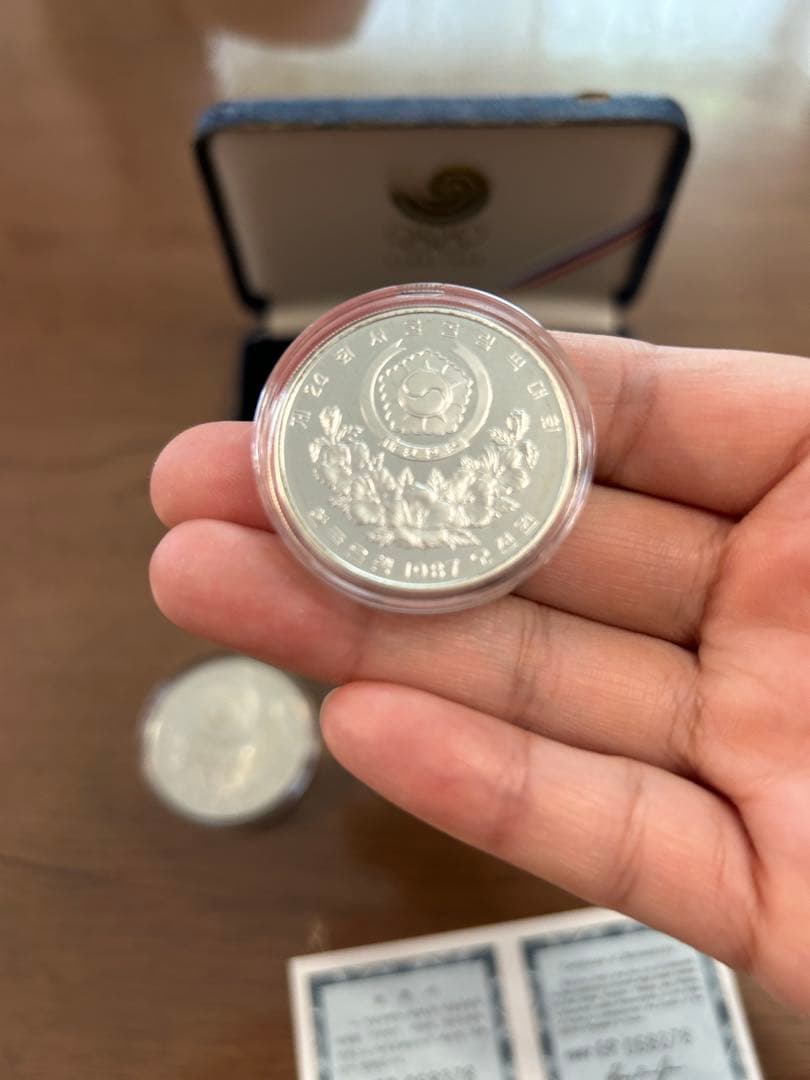 1988年ソウルオリンピック銀貨2枚セット　新体操