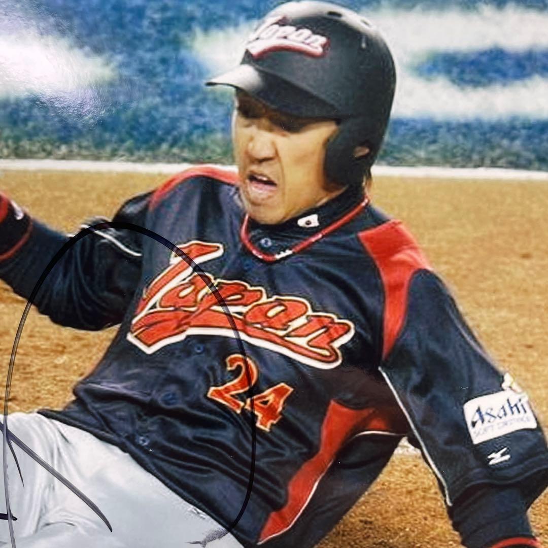 日本代表 24番 内川聖一サイン入り写真
