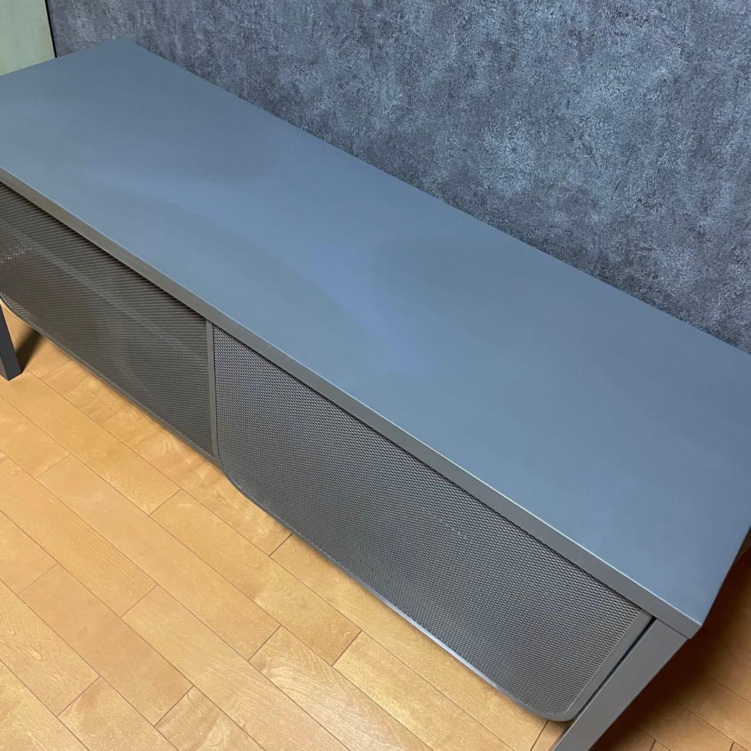 中古　IKEA イケヤ　NITTORP テレビ台「グレー・廃盤品」