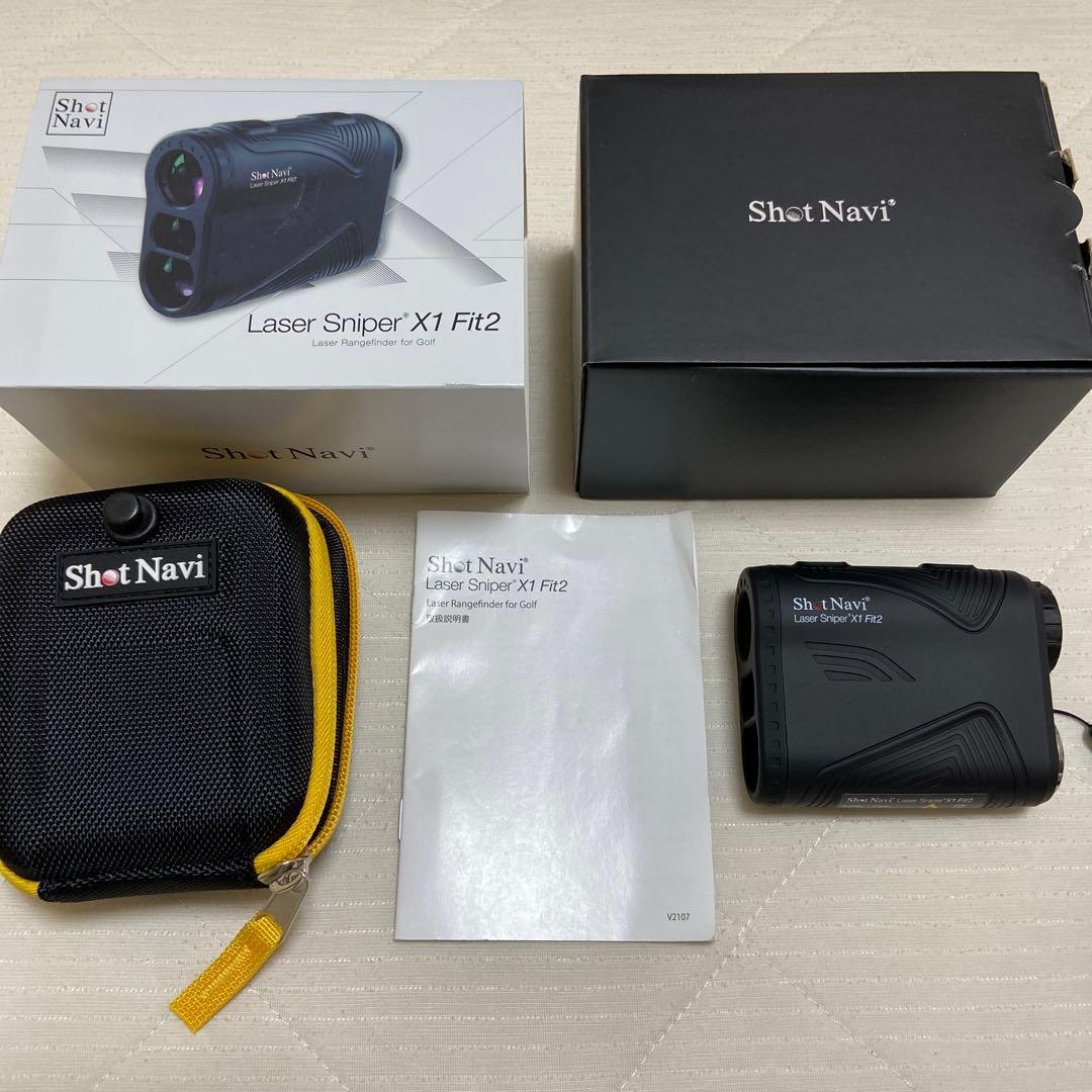 美品Shot Navi Laser Sniper X1 Fit2 ゴルフ用距離計