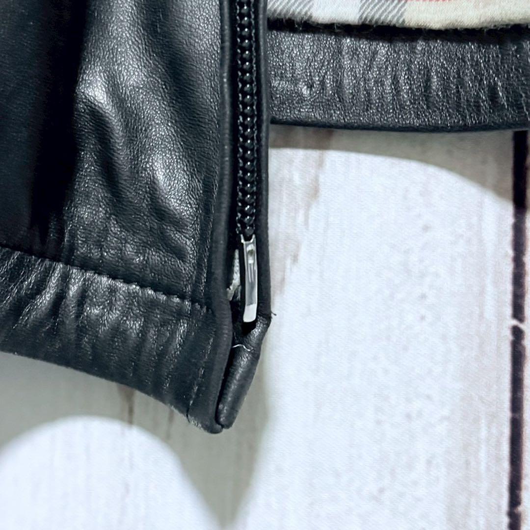 BURBERRY 本革 レザージャケット ノバチェック S〜Mサイズ