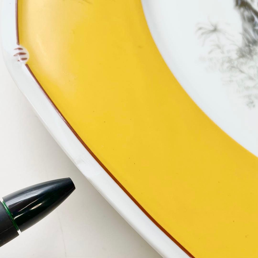 ◎ HERMES エルメス イングリッシュセッター プレート 食器 八角皿
