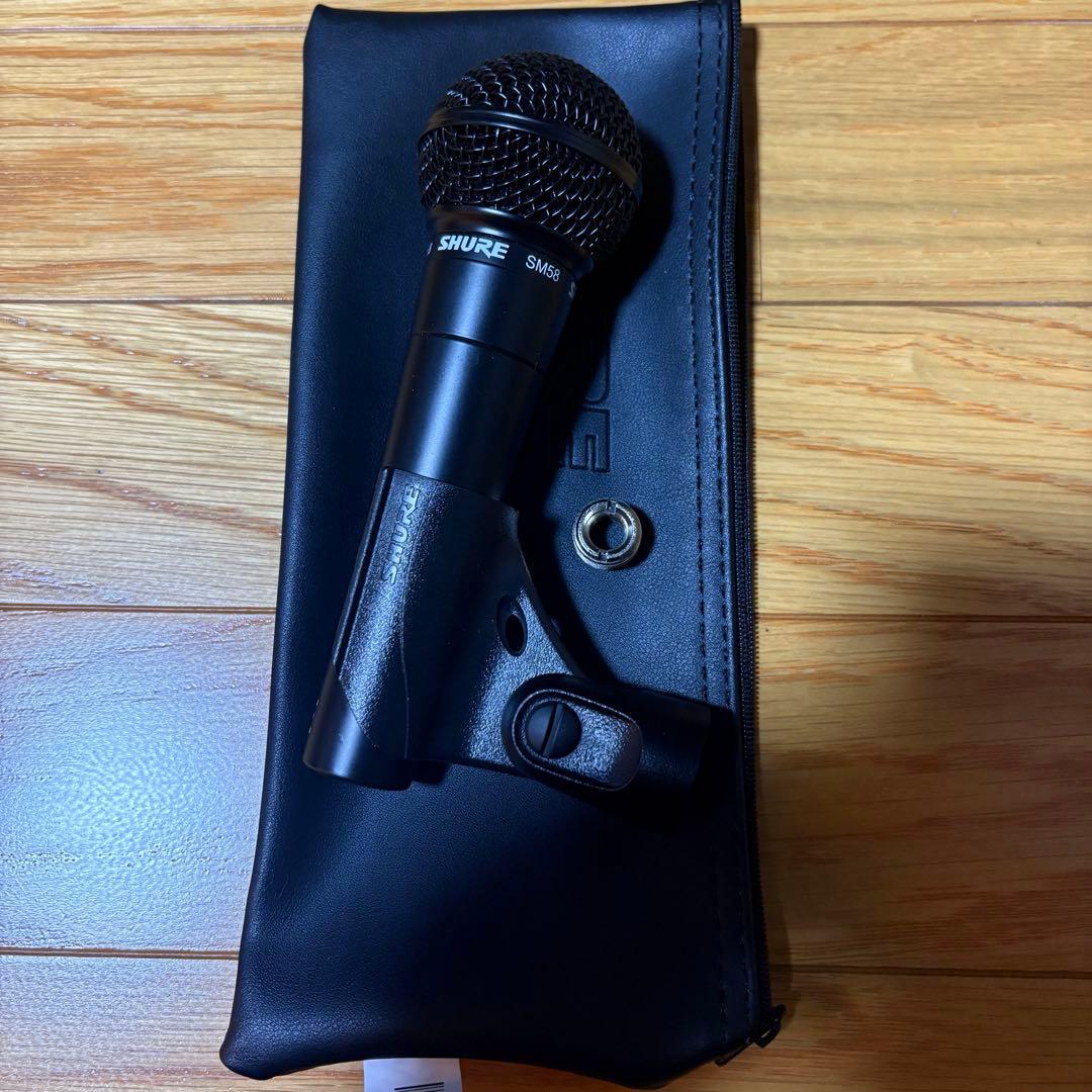 SHURE SM58 ブラック　 専用ケース付き