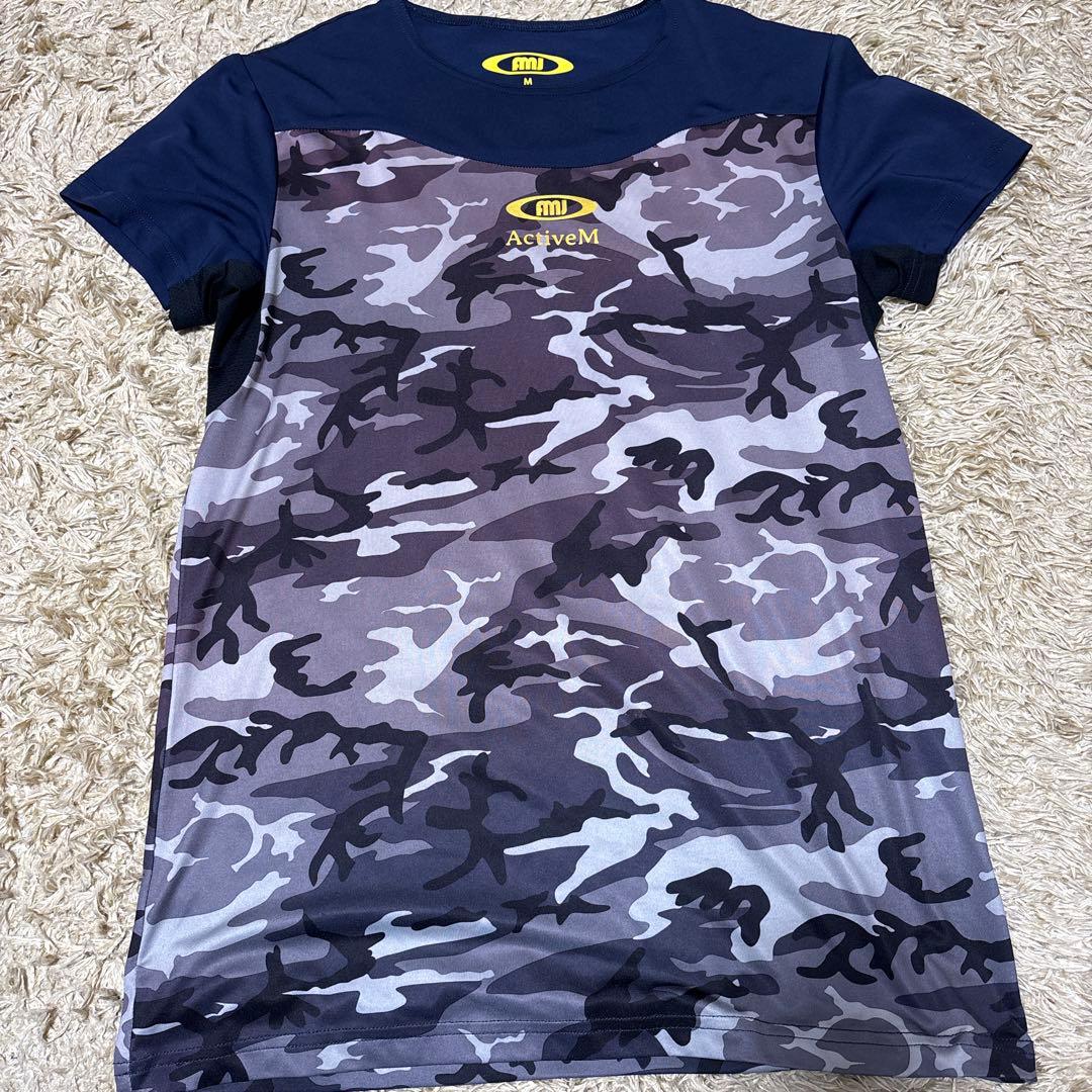 ActiveM 迷彩柄 アンダーシャツ ネイビー　3枚