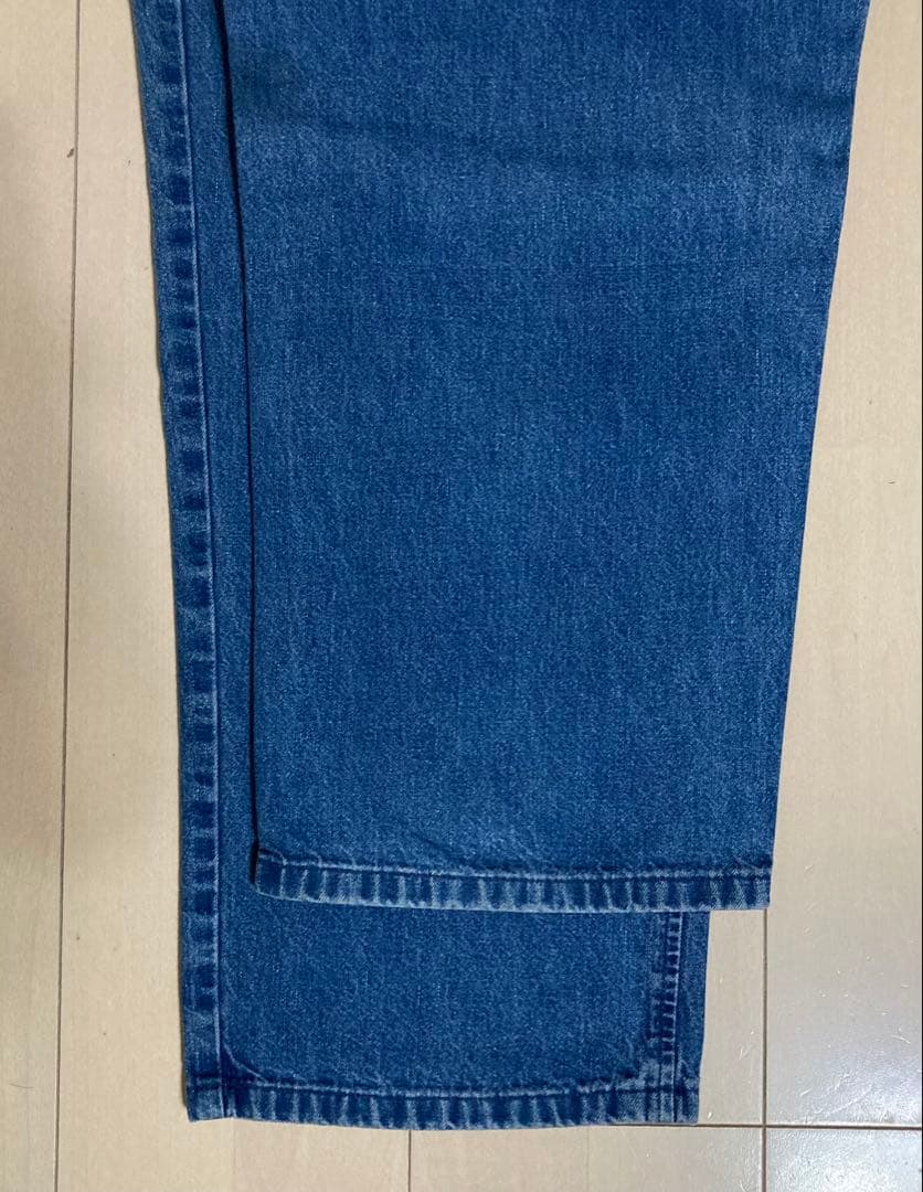 90s ラルフローレン デニムスラックス USA製 ポロデニム 2タック W32