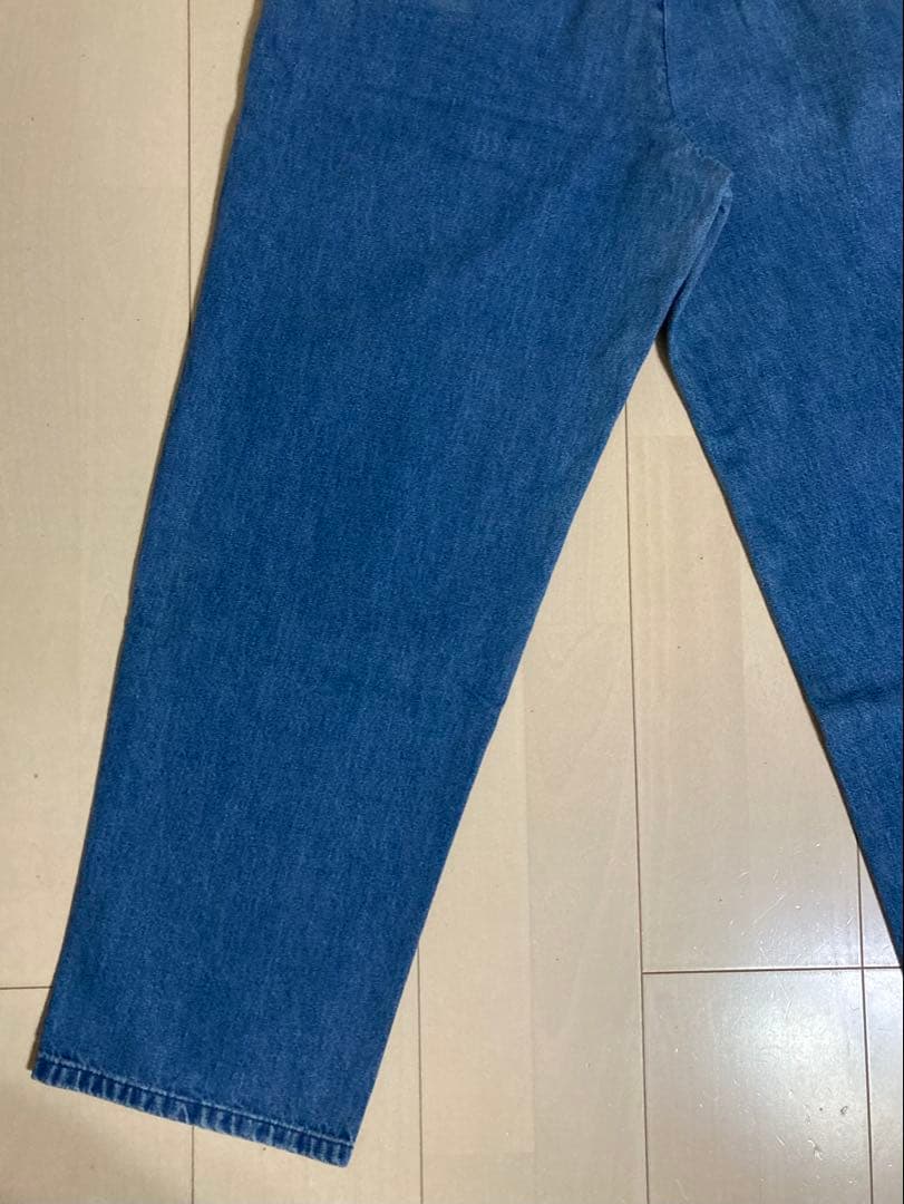 90s ラルフローレン デニムスラックス USA製 ポロデニム 2タック W32