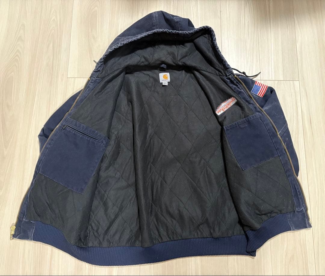 Carhartt アクティブジャケット　レアネイビー