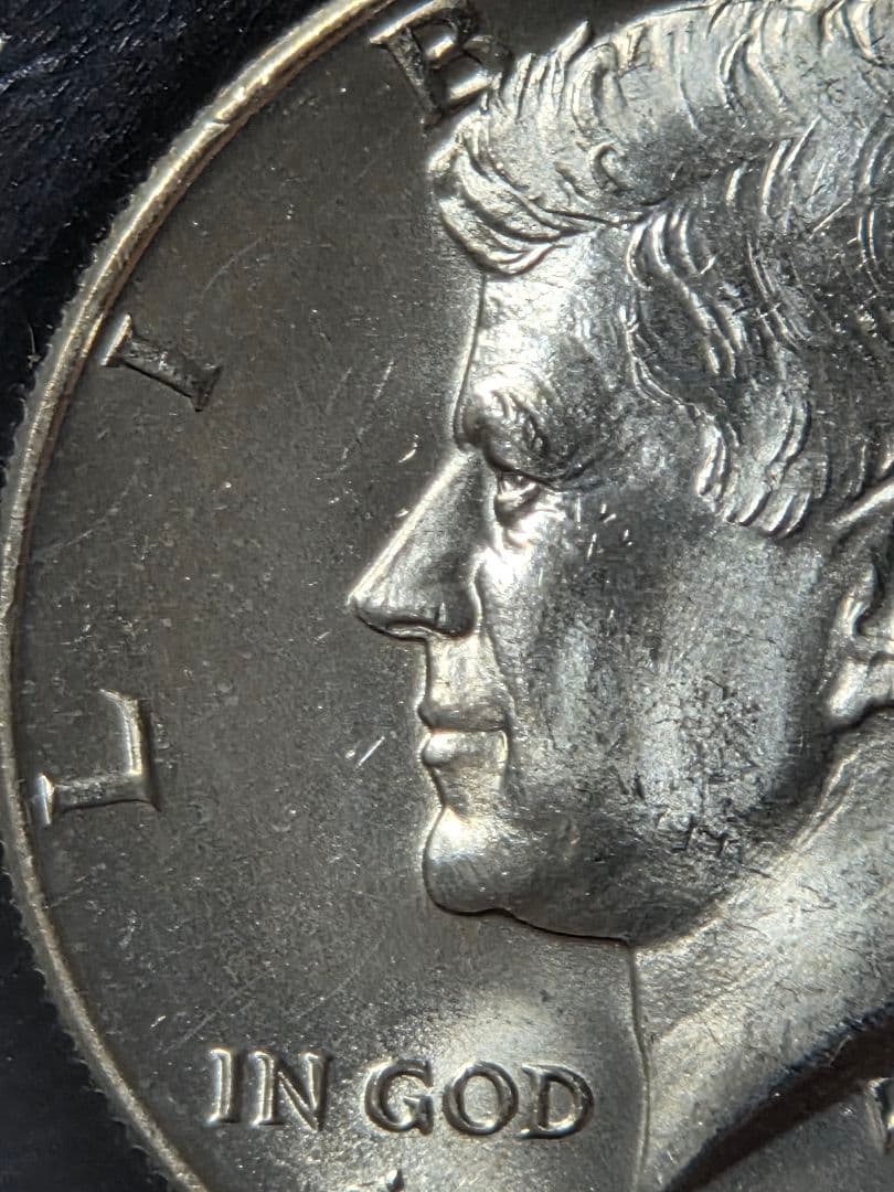 アメリカ合衆国　ケネディ大統領　ハーフダラー銀貨　1964 D　No.2