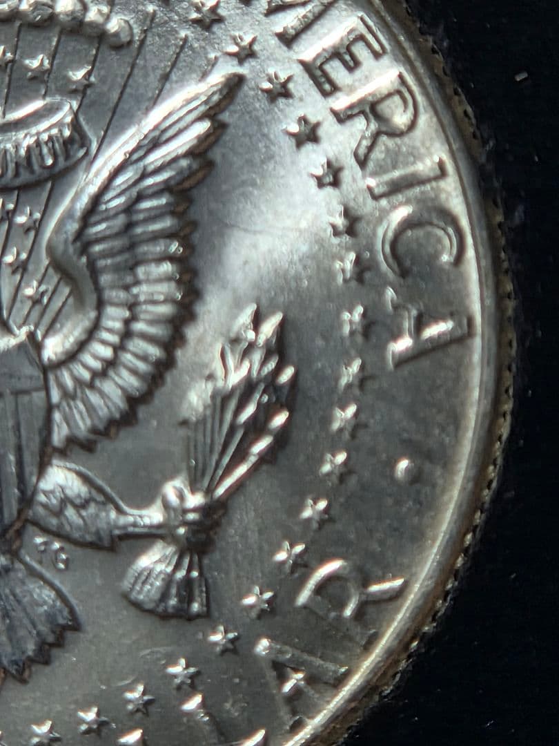 アメリカ合衆国　ケネディ大統領　ハーフダラー銀貨　1964 D　No.2