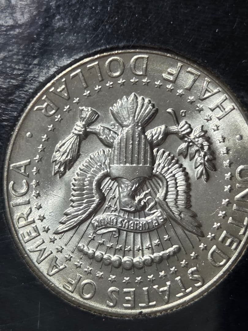 アメリカ合衆国　ケネディ大統領　ハーフダラー銀貨　1964 D　No.2