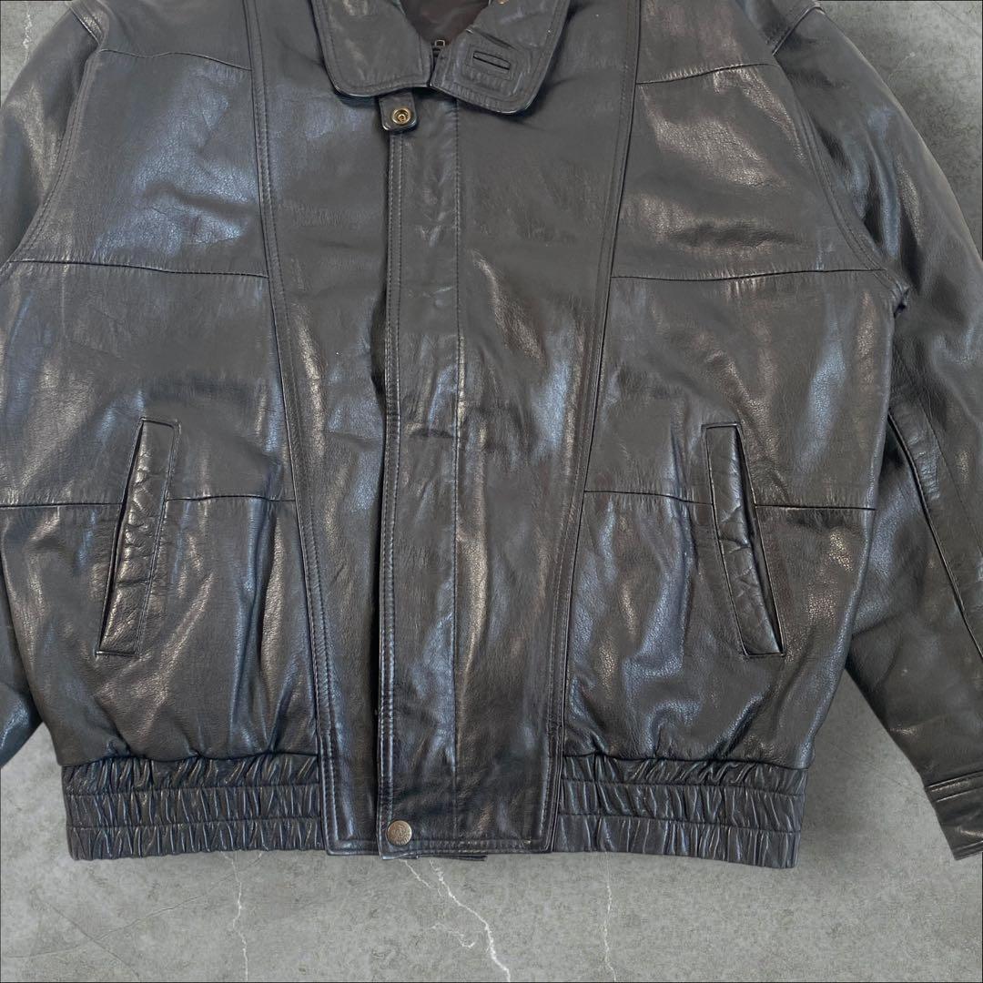 80s Valentino real leather jaket ヴァレンティノ