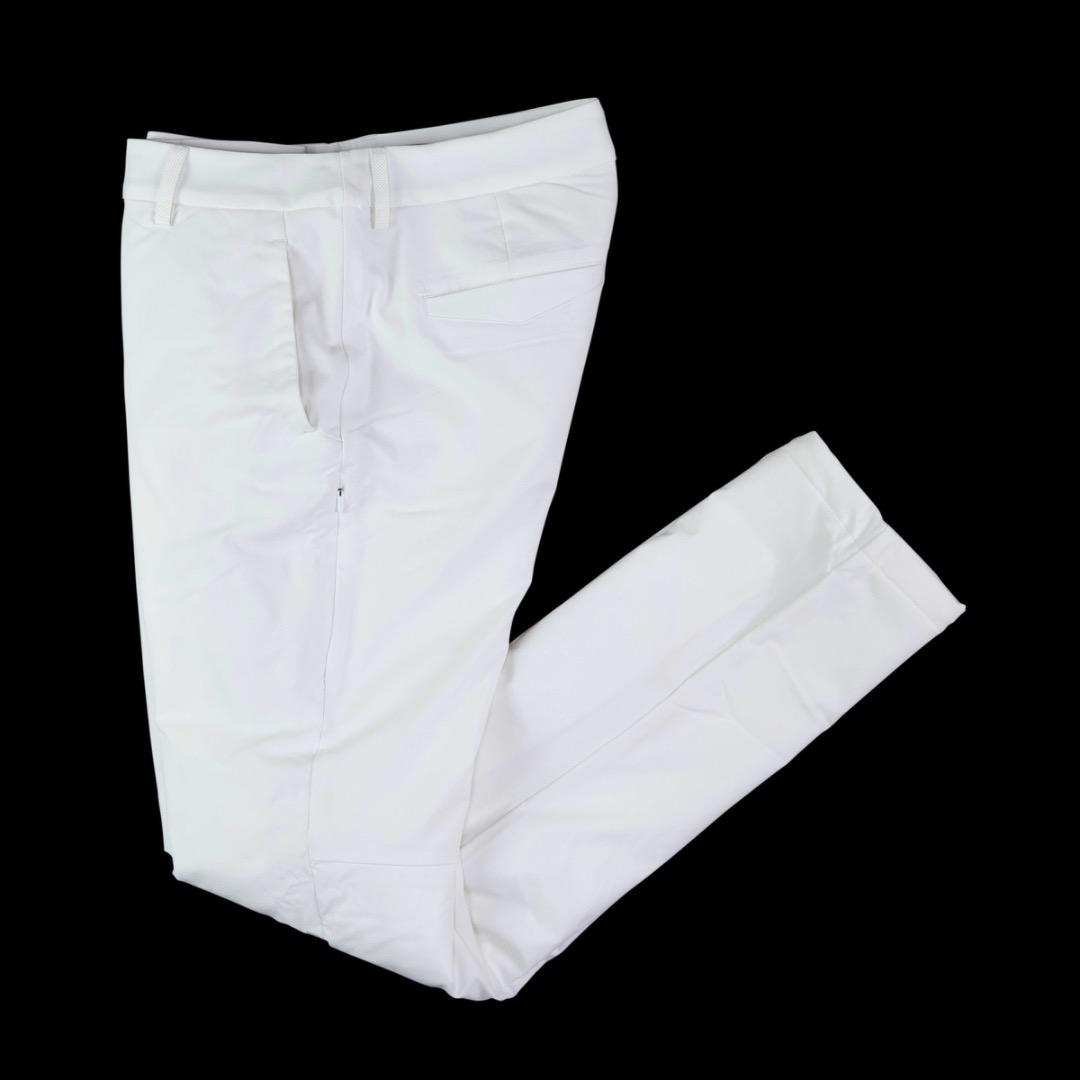 【M】秋冬 定価26,400円 アディダス ゴルフ 保温テーパード中綿 パンツ白