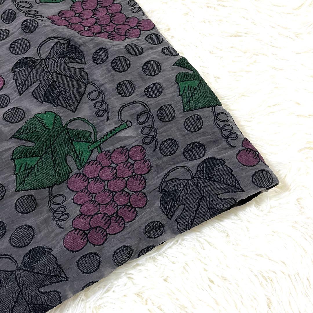 【希少・人気柄】peu pres プープレ ぶどうジャガード ワンピース