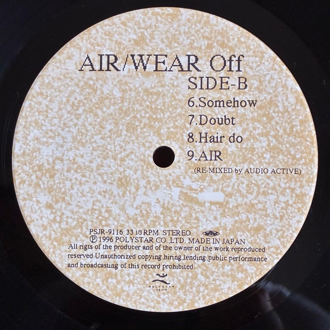 【希少LP】AIR★WEAR OFF限定盤アナログ 特典CD無し送料込み