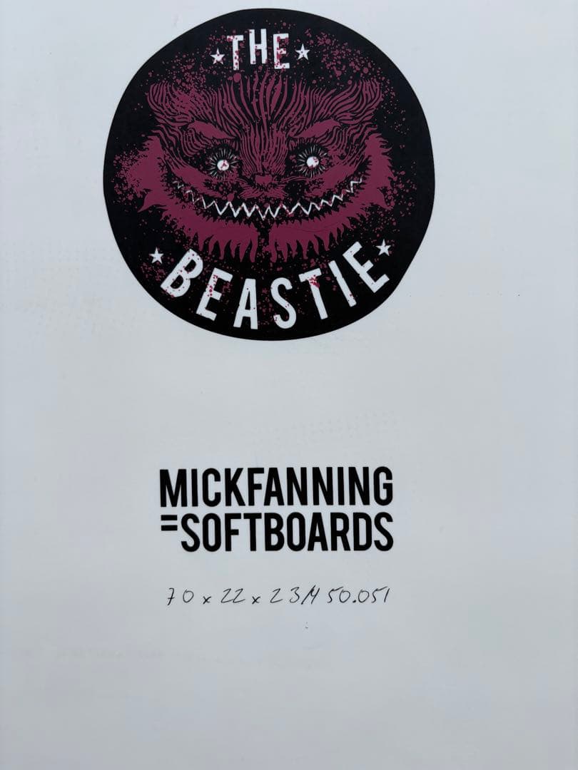 ミックファニング　ソフトボード　THE BEASTIE 7.0 [手渡しのみ]