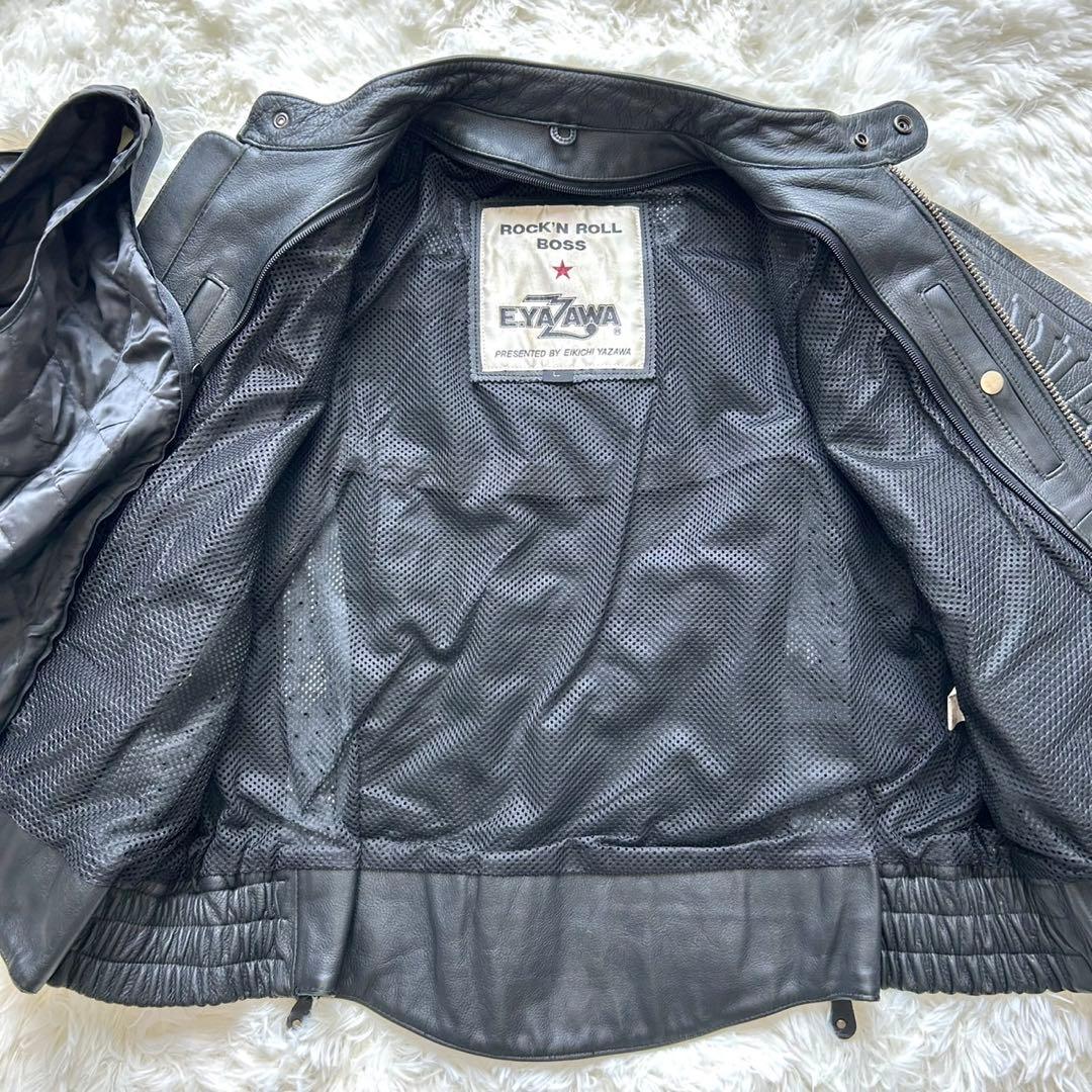 【専用】矢沢永吉 E.YAZAWA シングルライダース レザージャケット L
