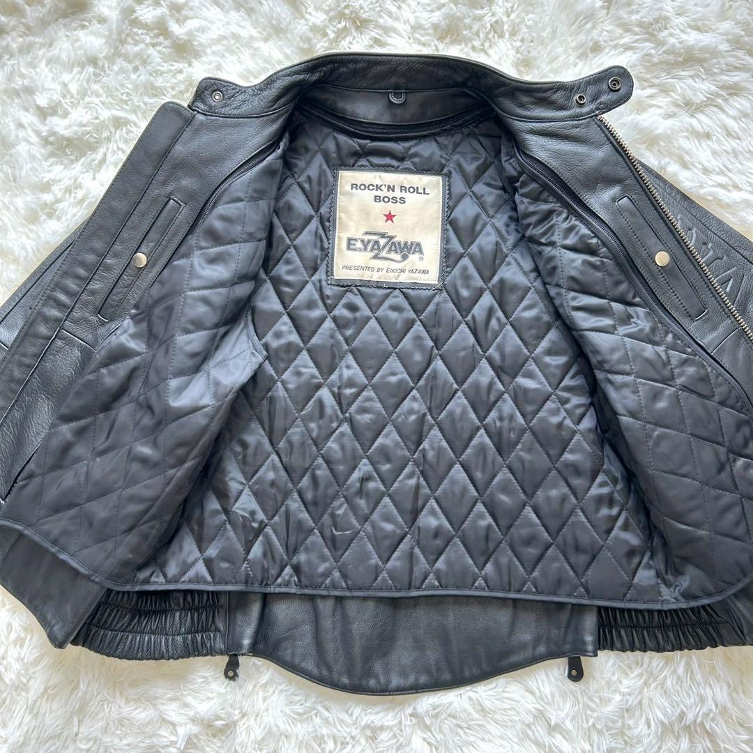 【専用】矢沢永吉 E.YAZAWA シングルライダース レザージャケット L