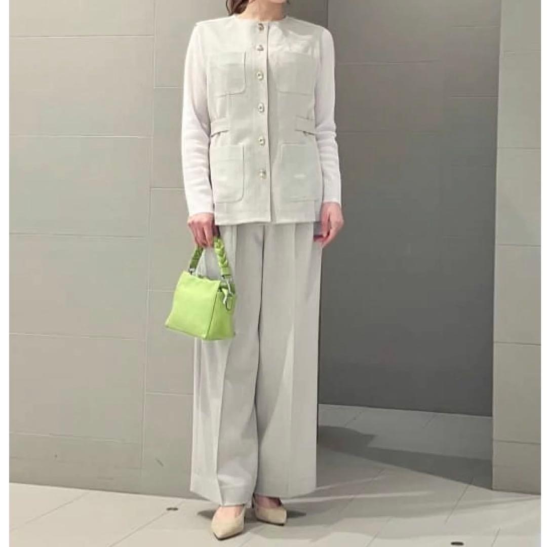 【新品未使用】ANAYI ベージュ ジレ ベスト オックスストレッチポケットジレ
