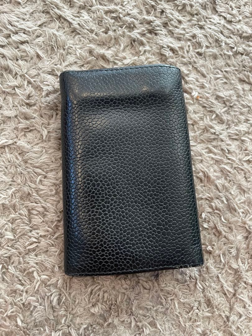 CHANEL キーケース 黒 ブラック 中古 キャビアスキン