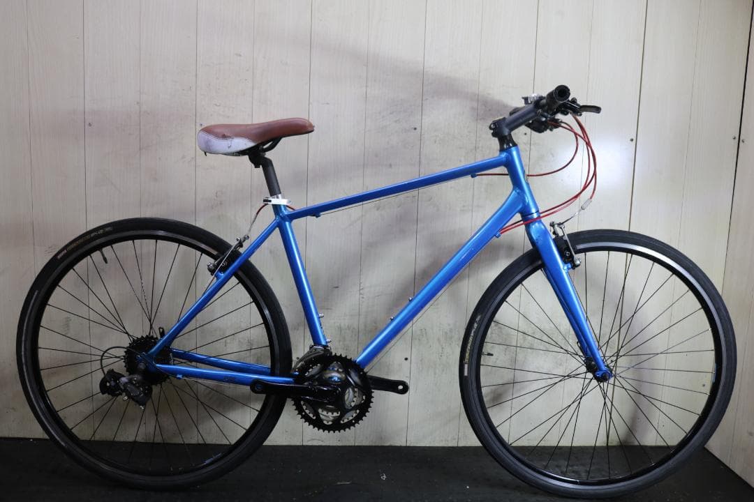コーダーブルーム rail 700C アルミ 24速 480mm クロスBLUE