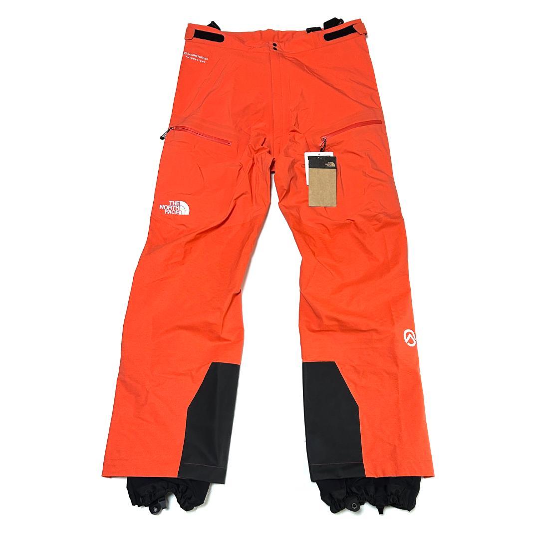 新品　ノースフェイス　XLサイズ　スキー スノボー アルパイン パンツ　オレンジ
