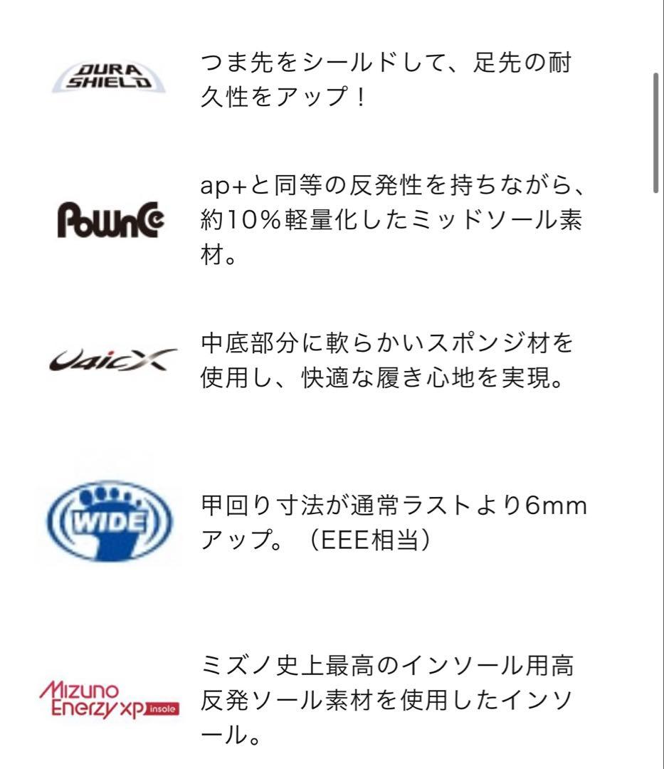 【新品未使用】Mizuno Wave Momentum Elite Wide