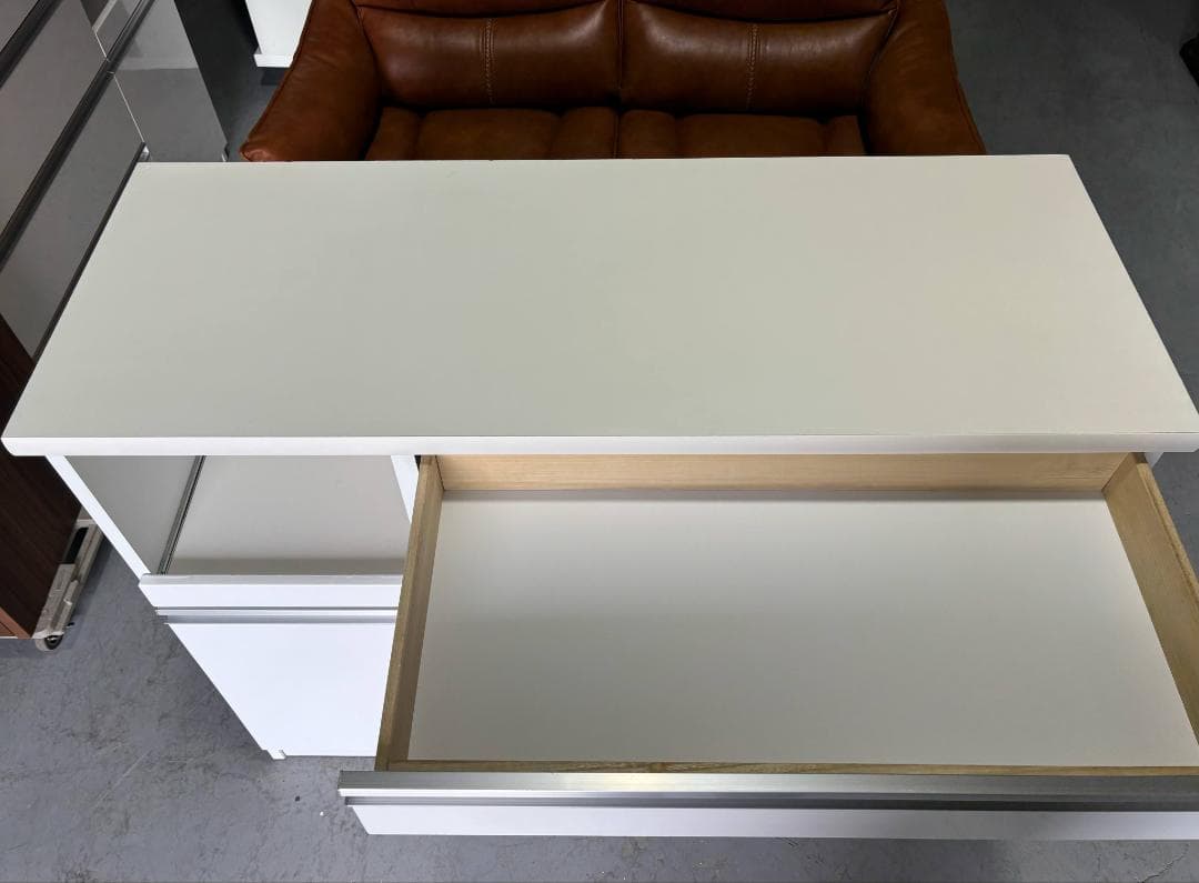 国産 山清工業 キッチンカウンター、キッチンボード、幅119cm Used