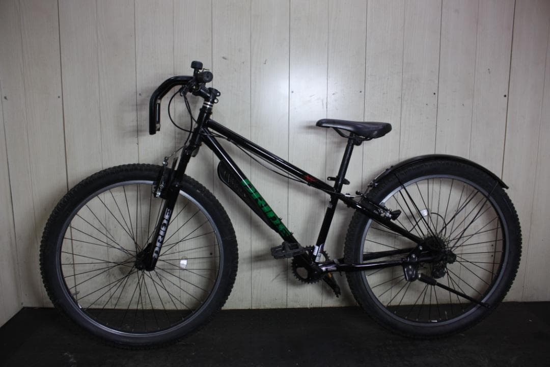 Asahi DRIDE XX 26型 シマノ6速 345mm本格子供用MTB 黒