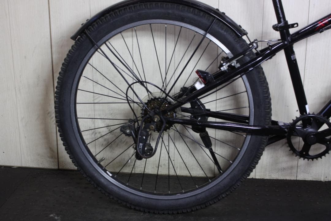 Asahi DRIDE XX 26型 シマノ6速 345mm本格子供用MTB 黒