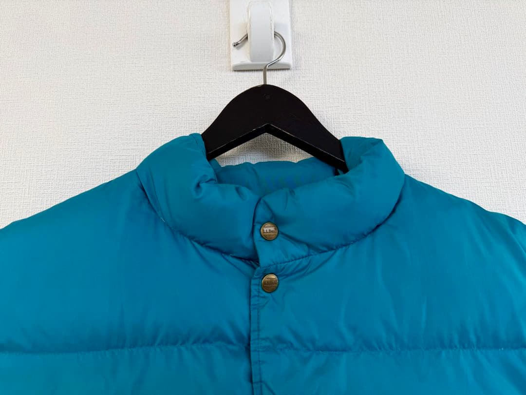 超超スペシャル 90s エルエルビーン ダウンベスト L エメラルド