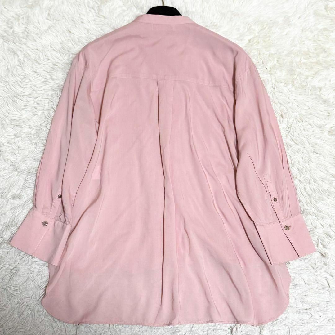 VERY掲載/春に✨エブール ブラウス トップス ボウタイ プリーツ ピンク M