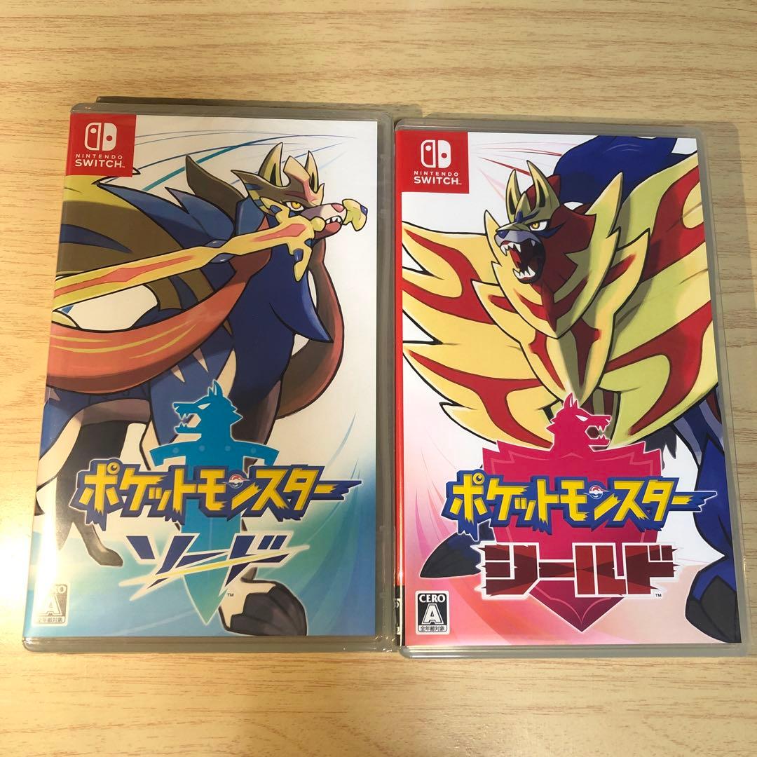 ソード&シールド　剣盾　switch ソフト　ソード新品　シールドケースのみ