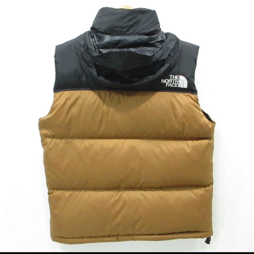 THE NORTH FACE ダウンベスト ブラック/ブラウン