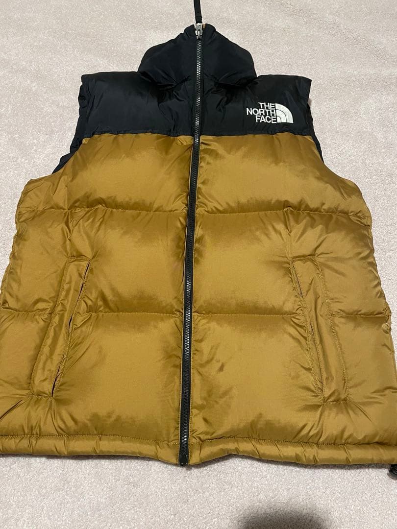 THE NORTH FACE ダウンベスト ブラック/ブラウン